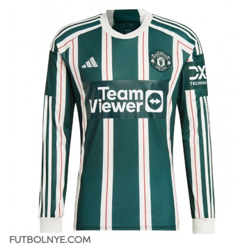Camiseta Manchester United Visitante Equipación 2023-24 manga larga